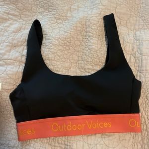 NWT outdoor voices smooth scoop sports bra